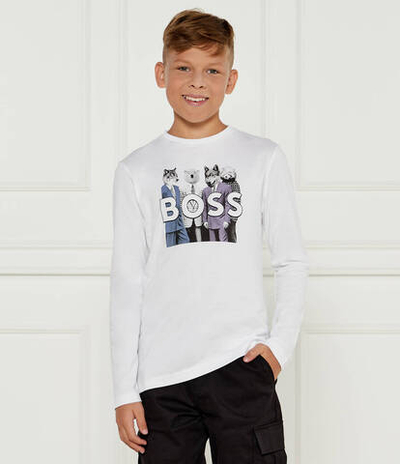 Лонгслив BOSS Kidswear - белый(J51225)