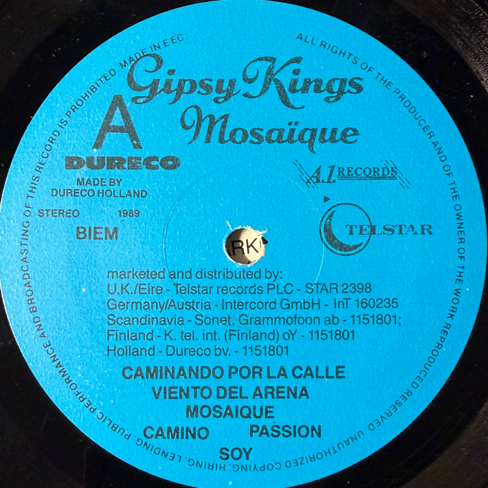 Gipsy Kings ‎– Mosaique (Голландия 1989г.) Т