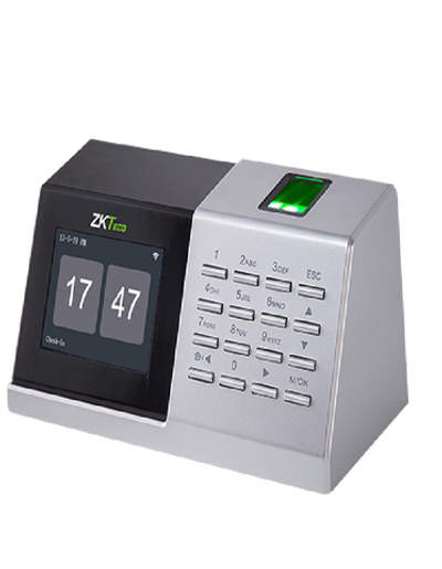 Настольный терминал учета рабочего времени по отпечаткам пальцев ZKTeco D2