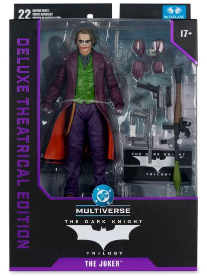 Фигурка DC Theatrical Deluxe The Dark Knight Joker 7" 17892 / Фигурка по мотивам вселенной DC, Джокер 18см