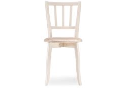 Деревянный стул Айра слоновая кость / ромб