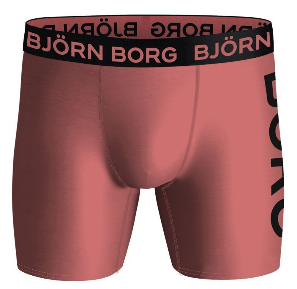 Мужские спортивные боксеры Björn Borg Performance Boxer 3P - black/green/pink