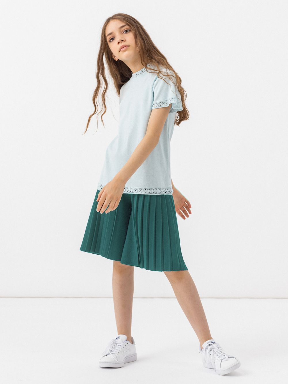 Шорты темно-зеленог цвета для девочки арт. АТ726/1