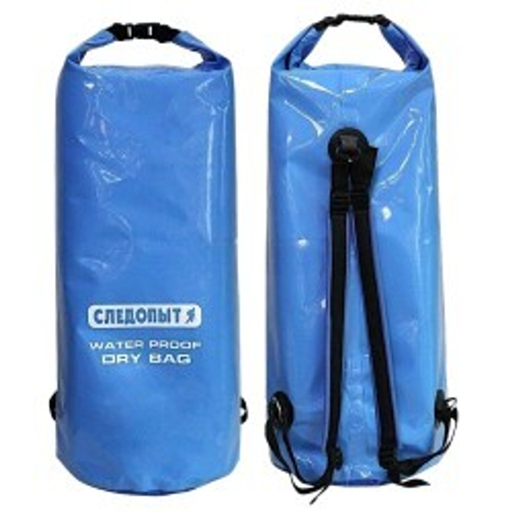 Гермомешок Следопыт ПВХ 100л Dry Bag с лямками Цвет Голубой