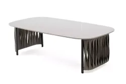 "Флоренция" столик журнальный из искусственного ротанга, цвет графит