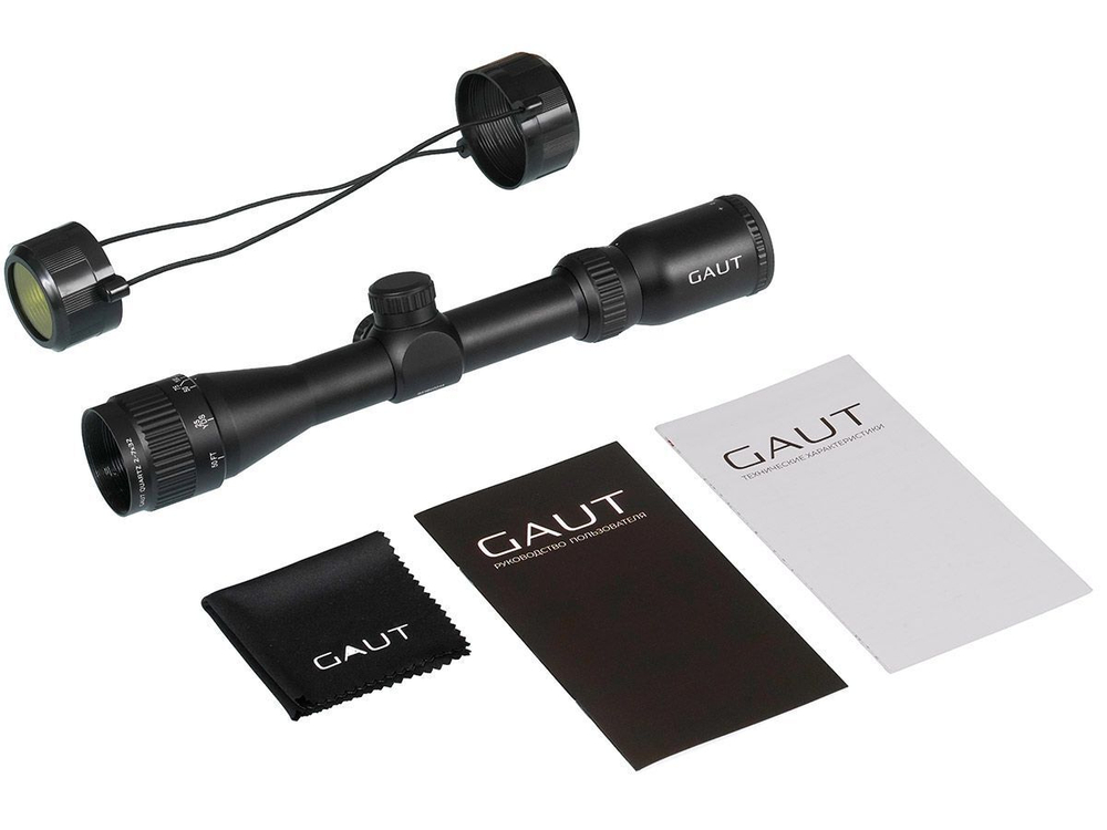 Прицел Gaut Quartz 2-7x32 AO, сетка 3 (Mil-Dot)