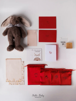 MemoryBox красный "Игрушка Зайка"