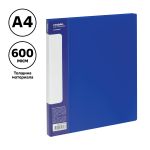 Папка с 30 вкладышами, Стамм стандарт, 600мкм, корешок 17мм, синяя