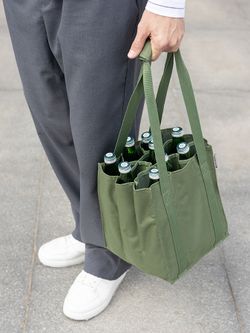 Сумка для бутылок Smart Picnic, темно-зеленая