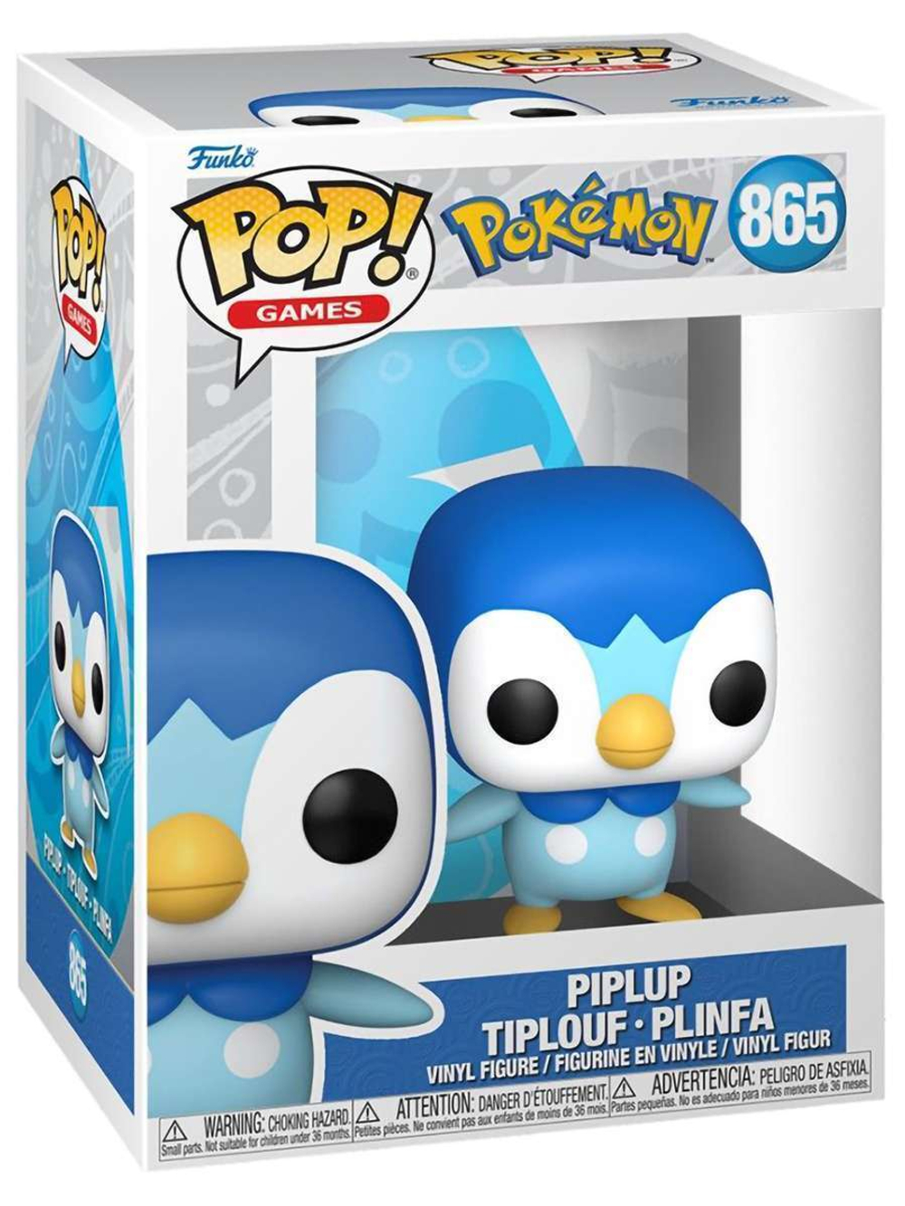 Фигурка Funko POP! Games Pokemon Piplup (865) 74213