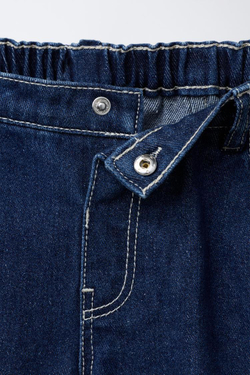 ZARA ДЖИНСЫ BALLOON, СИНИЙ