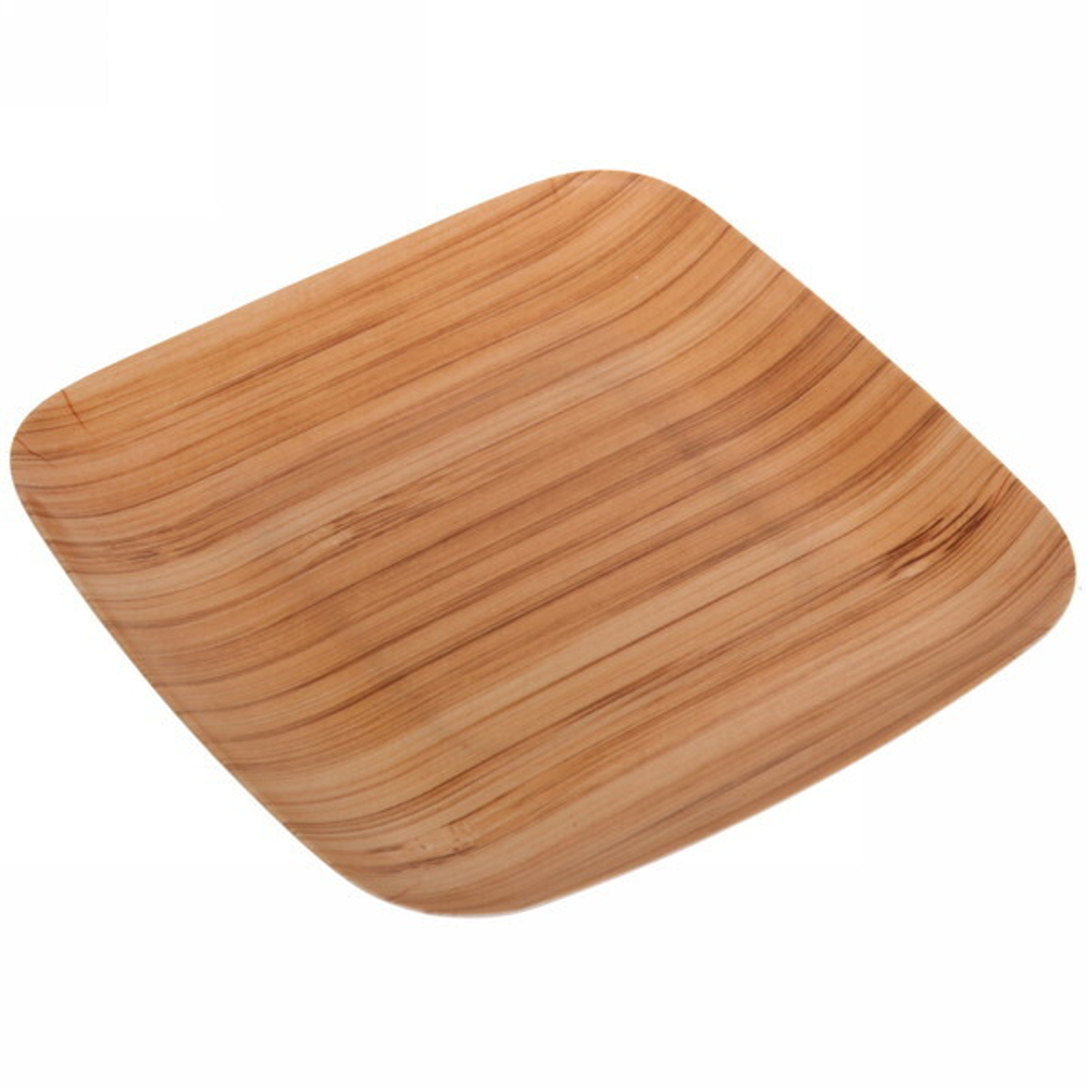 Тарелка «Eco Life» 22*22см, дерево