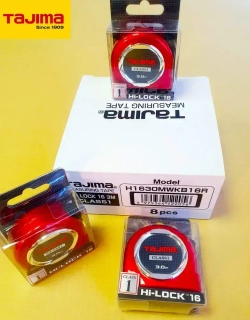 Рулетка TAJIMA HI LOCK Class1 (H1630MW) 3м/16мм (1-й класс точности)
