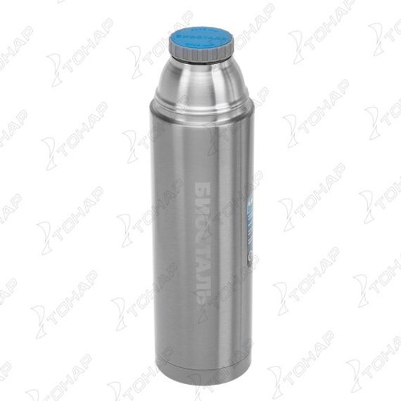 Термос 'BIOSTAL-АВТО' с узкой горл. и прям. кр., с термочехлом, 1,2л. (NBP-1200-1) Biostal