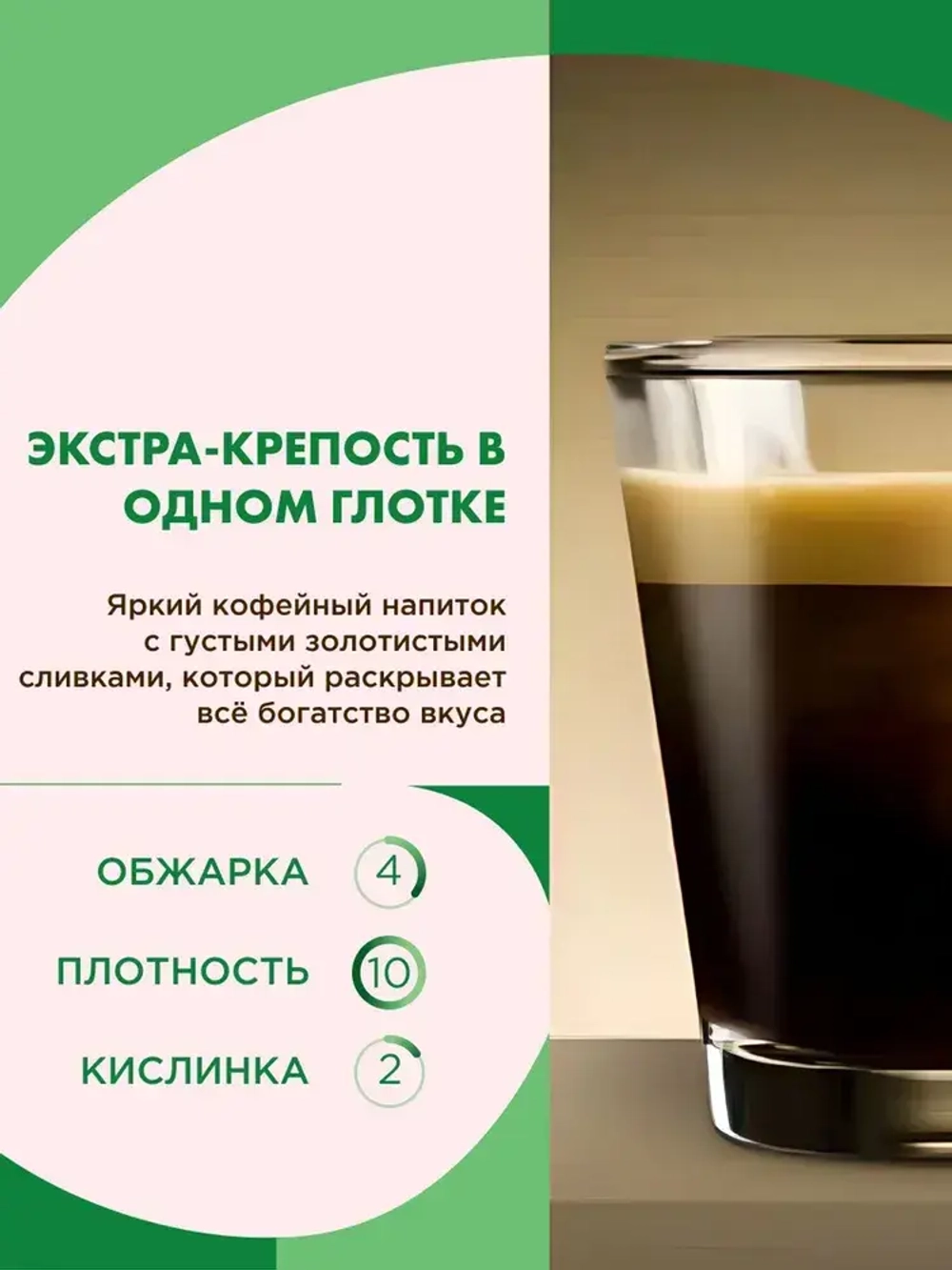 Кофе капсульный Coffesso Ristretto blend, для системы Nespresso, 20 шт