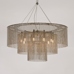 Люстра Cloyd ONASSIS C10 / Ø60 см - никель сатин (арт.11359)