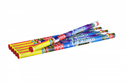 Римская свеча "Льдинки-снежинки"