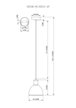 Подвесной светильник Moderli V2710-1P Irina