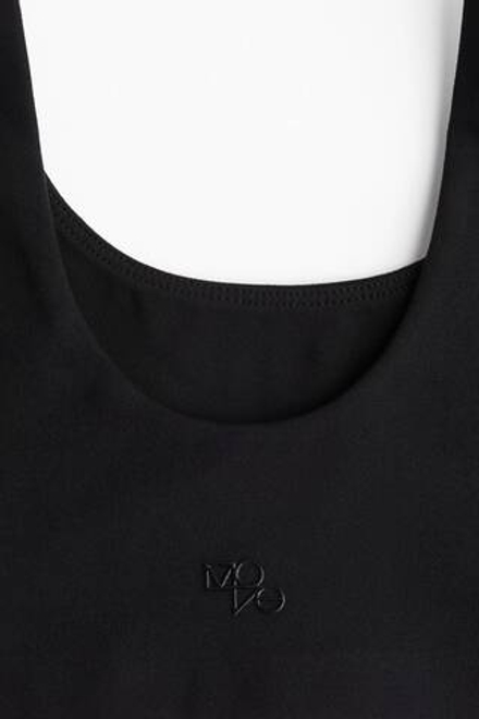 H&M Спортивный топ SoftMove, черный