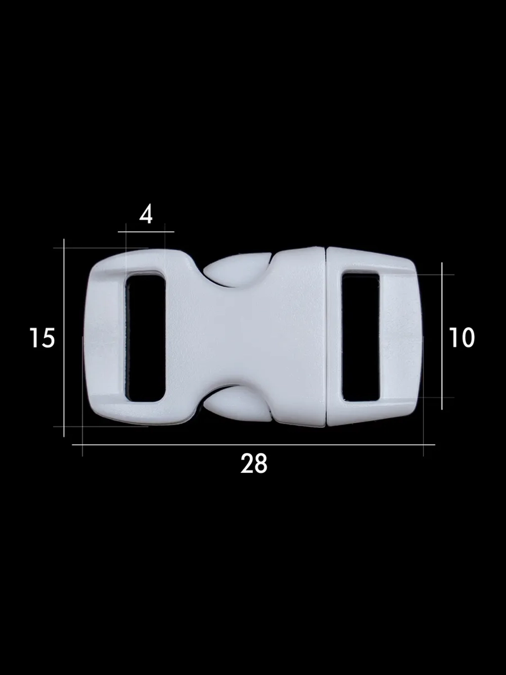 Фастекс пластиковый 10 мм - 10 штук СЛУЧАЙНЫЙ ВЫБОР