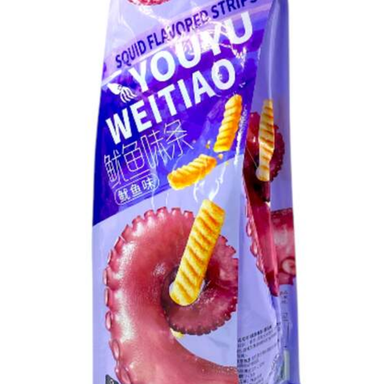 Чипсы Youyo Weitiao со вкусом кальмара