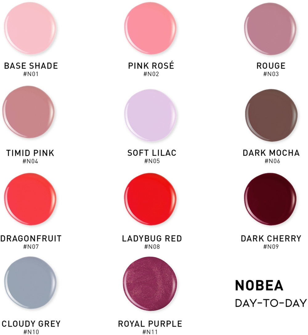 NOBEA Day-to-Day 4-Piece Gel-like Nail Polish set - Набор лаков для ногтей Ultimate Lemonade Ultimate Lemonade, 0