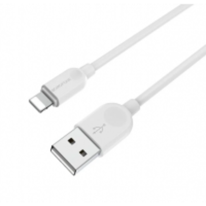 АЗУ с кабелем lightning 1USB 1.0A white Maverick