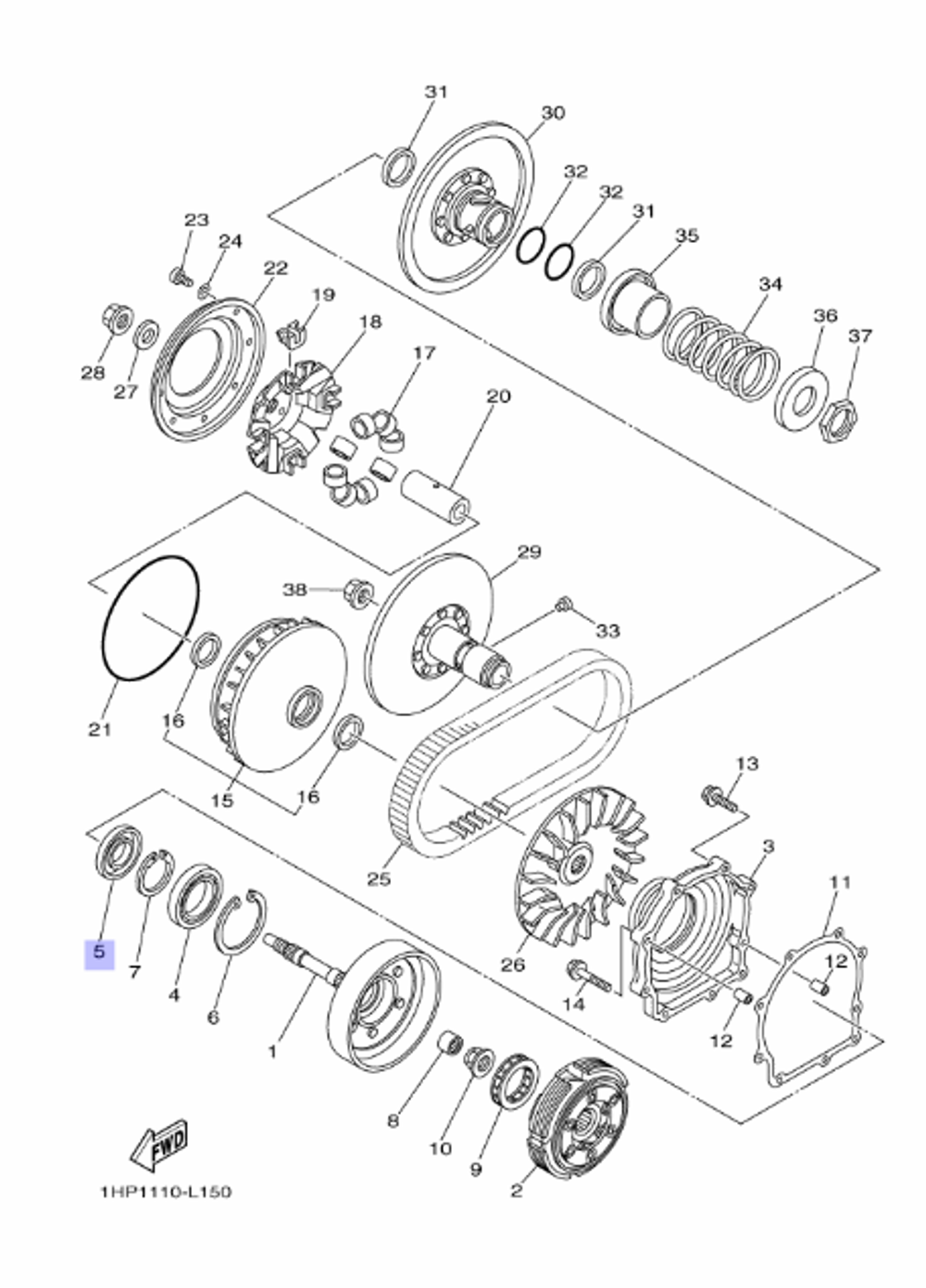 Сальник Yamaha 93102-35004-00