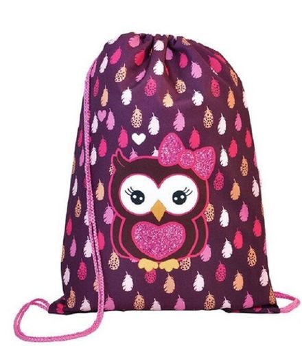 Мешок для обуви 1 отделение, Belmil Mia, The Owl 43х35см, карман на молнии