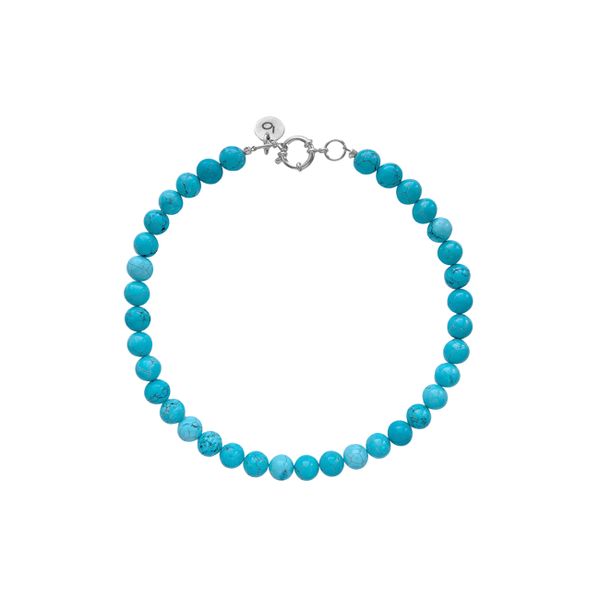 Колье из бусин камня Lagoon