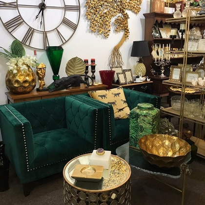 Кресло зелёное 94 см