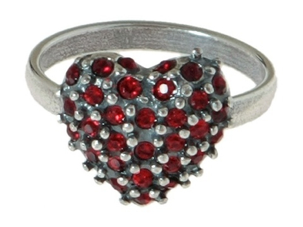 "Кер" кольцо в серебряном покрытии из коллекции "Скажи о Любви" от Jenavi