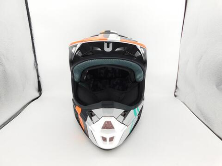 Шлем кроссовый Starks MX-1 Чёрный-серый S