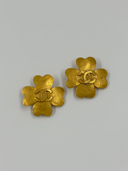 Клипсы Клевер Chanel