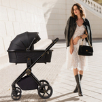 Детская коляска Sweet Baby Elegante 3 в 1 Chrome Black