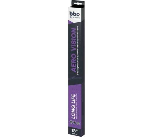 ЩЕТКА СТЕКЛООЧИСТИТЕЛЯ BIBICARE БЕСКАРКАСНАЯ 450ММ 4903