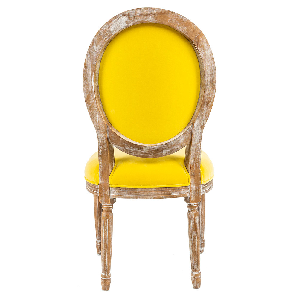 Стул Луи - Мимоза бархат лесной орех Объект мечты