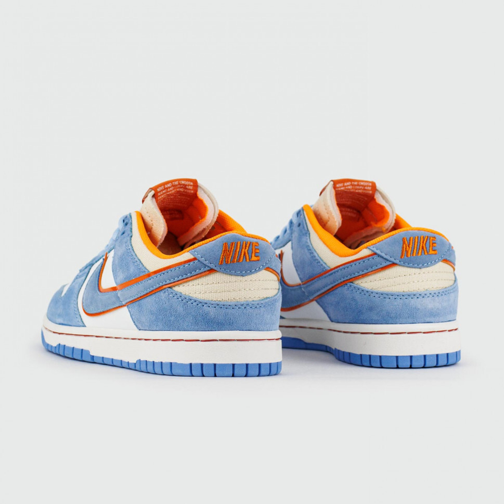 кроссовки Nike Dunk Low Blue / White Wmns