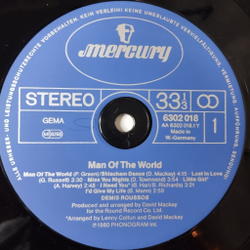 Винтажная виниловая пластинка LP Demis Roussos Man Of The World (Germany 1980) The Wedding Song