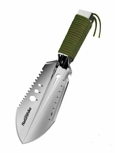 Лопата Naturehike NH20GJ001 многофункциональная ручная серебряный, 26 см, 6927595744666