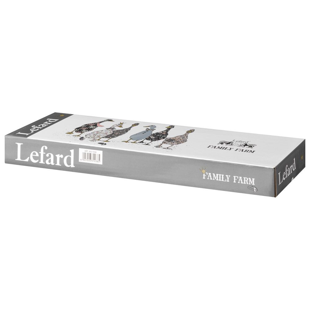 БЛЮДО С РУЧКАМИ LEFARD "FAMILY FARM" ПРЯМОУГ. 42*12*3,5 СМ (КОР=16ШТ.)