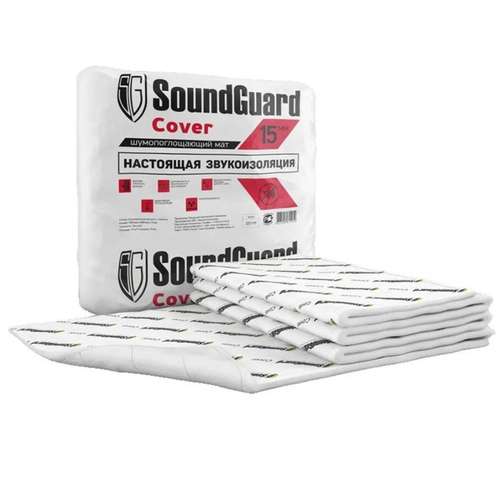 Звукоизоляционный мат Soundguard Cover 5000х1500х15 мм