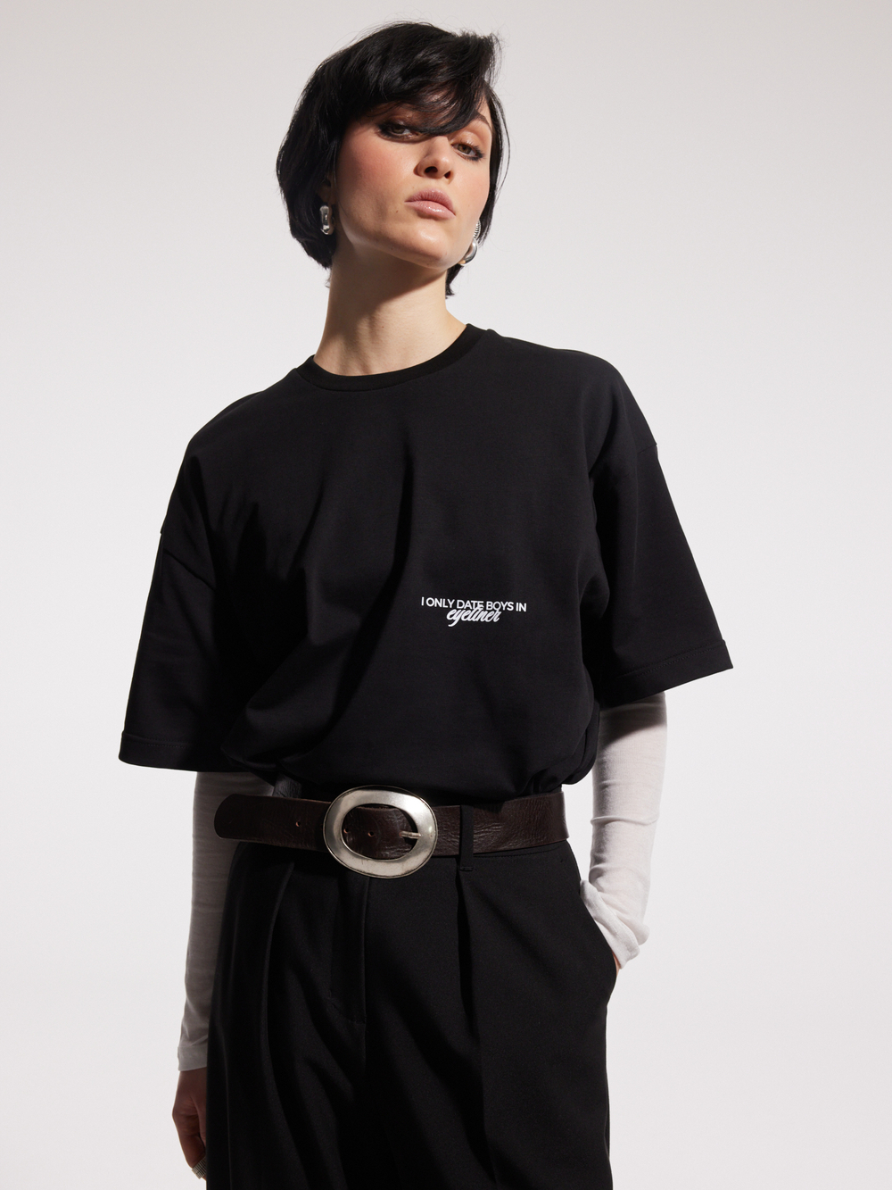 Футболка Eyeliner, черная