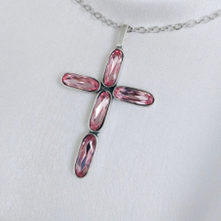 "Дилан" кулон в серебряном покрытии из коллекции "Милан" от Jenavi с замком карабин