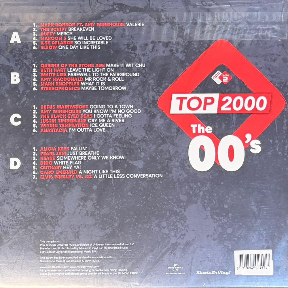 Виниловая пластинка Cборник Top 2000: The 00's 2LP