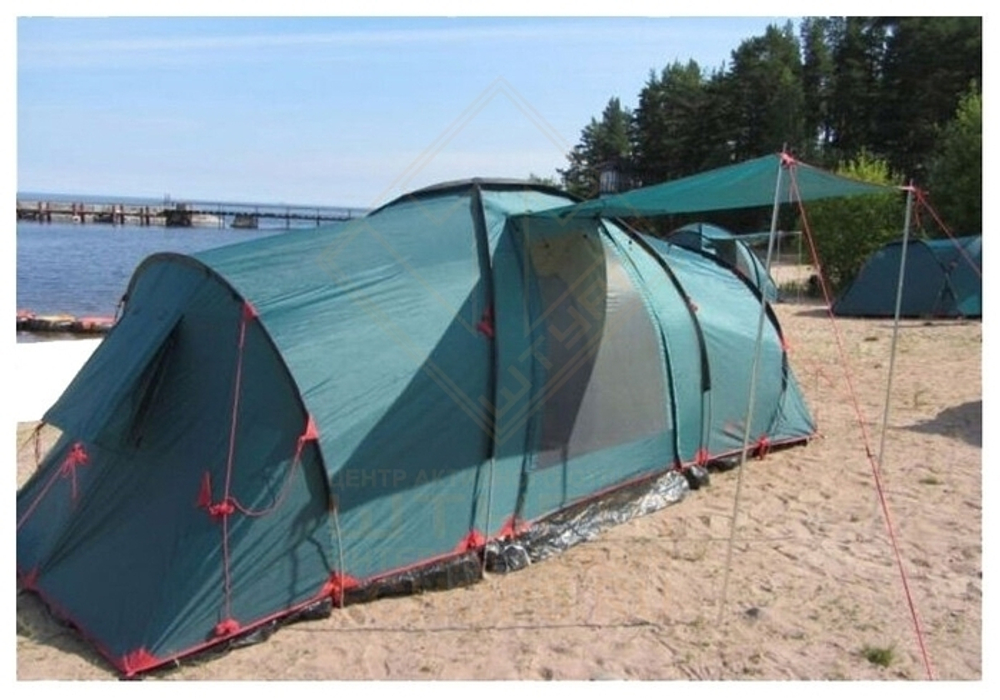 Палатка Tramp Brest V2 4-x местная, Green