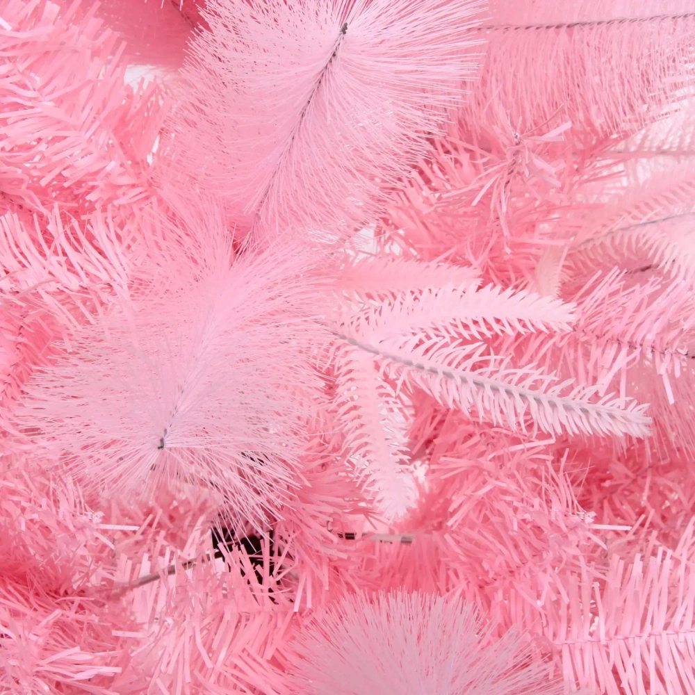 Ёлка «Розовый зимний сад» 210 см, ПВХ, леска, резина (900 веток)