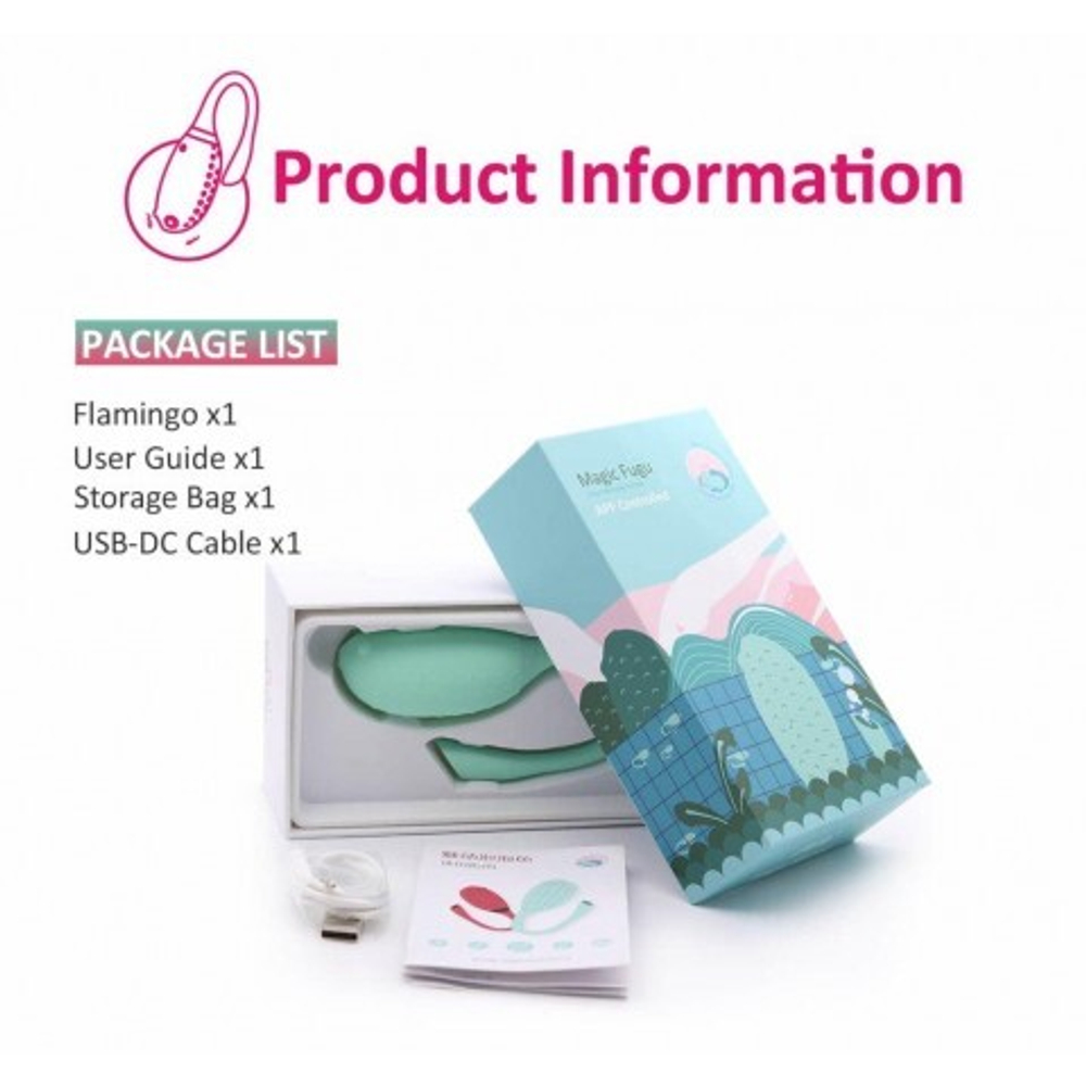 Виброяйцо Magic Motion Fugu, зеленый