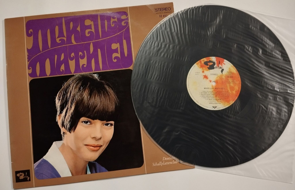 Винтажная виниловая пластинка LP Mireille Mathieu Мирей Матье (Germany 1966)