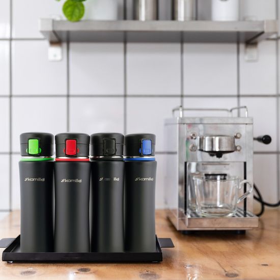 Термос-бутылка 500 мл из нержавеющей стали Kamille KM-2066